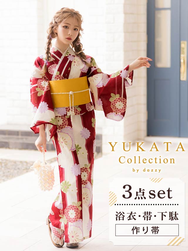 日本和服女性浴衣腰封2件組F Size X86-23c Yukata 設計館fuukakimono 其他- Pinkoi 浴衣| 
