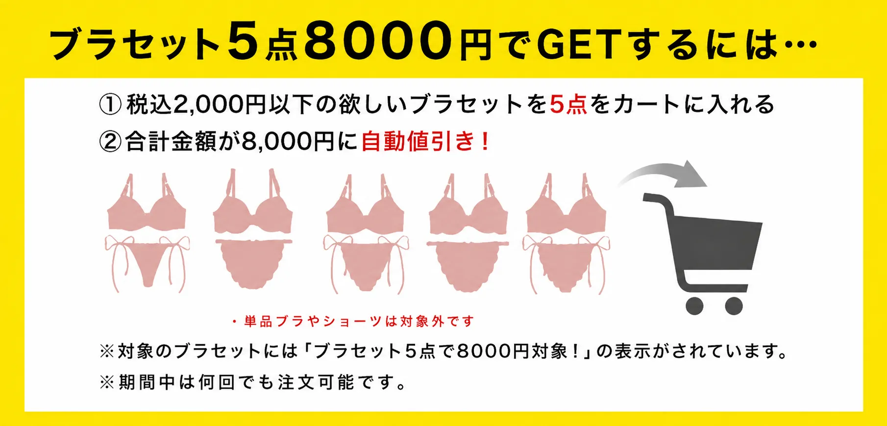 5点で8,000円でお得にGETするには？