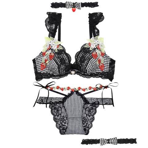 明日花キララプロデュース/WhipBunny】Gingham Check Strawberry