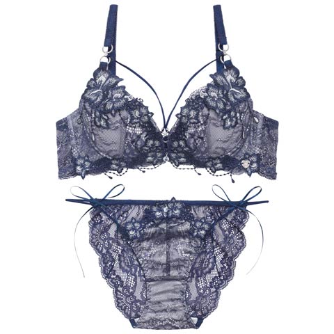 『プリンセス♡ローズ×ブルー』3点セット♪現品のみ★ 明日花キララプロデュース/WhipBunny】Noble Jewel Rose Bra&Shorts