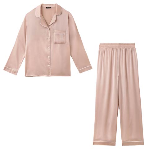 Mivera＆/みゆうプロデュース】Silk Grace Pajamas シルクグレース