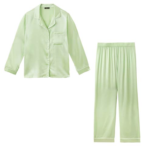 Mivera＆/みゆうプロデュース】Silk Grace Pajamas シルクグレース