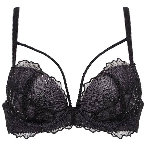 Luminous Shell Line Bra ルミナスシェルラインブラ / BLACK