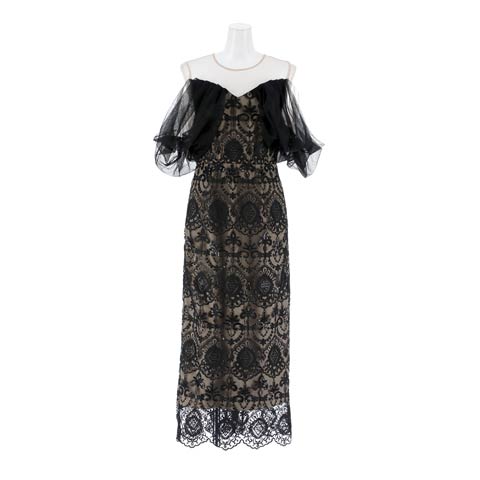 darial】offsholder lace dress / オフショルダーレースドレス[SM/2