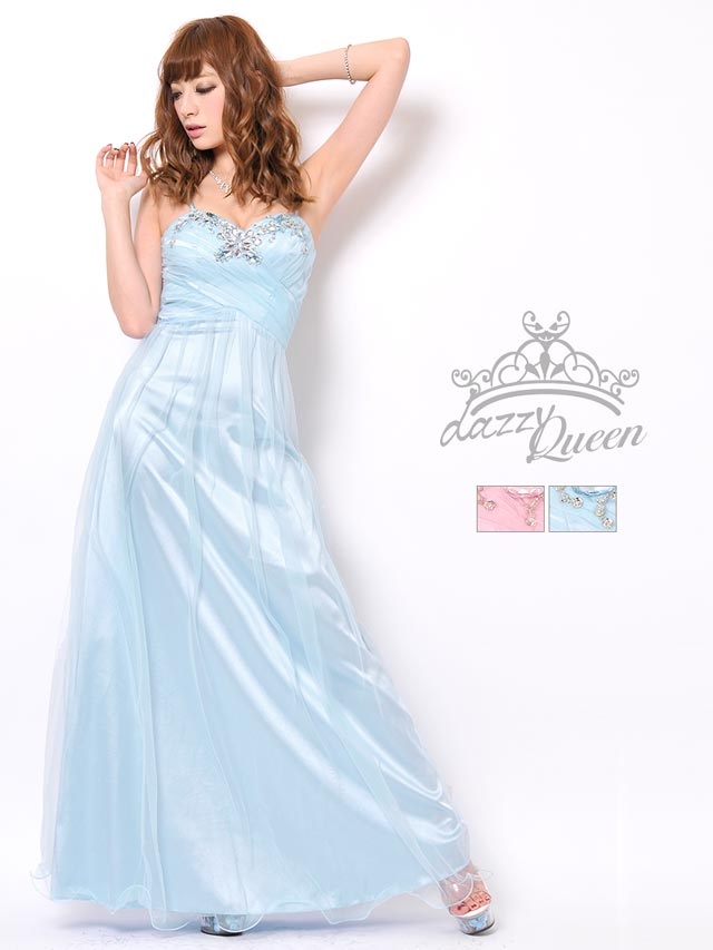 ■ ピンクハウスツートンレース背中セクシーなロングドレス■size8■ 背中編み上げサテン×チュールキャミロングドレスの通販はdazzystore