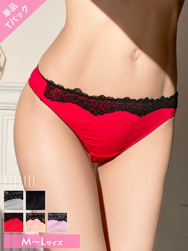 SEXYブラックフラワーレースTバックショーツ単品の通販はdazzystore