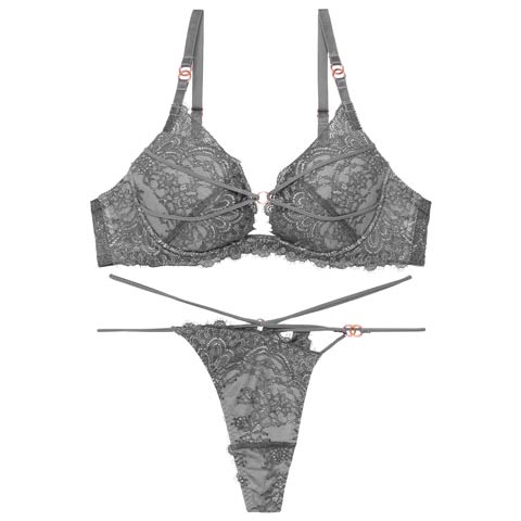 Tバック】【Reinest】シックレーシィコードリングブラジャー&バック