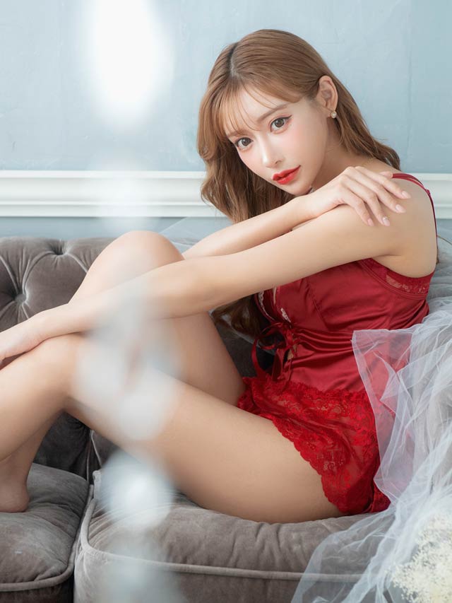 WhipBunny】Glossy Cross Code Camisole / Red グロッシークロスコード