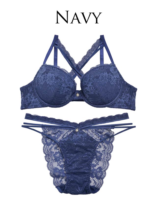 明日花キララプロデュース/WhipBunny】Front Cross Lacy Bra&Shorts