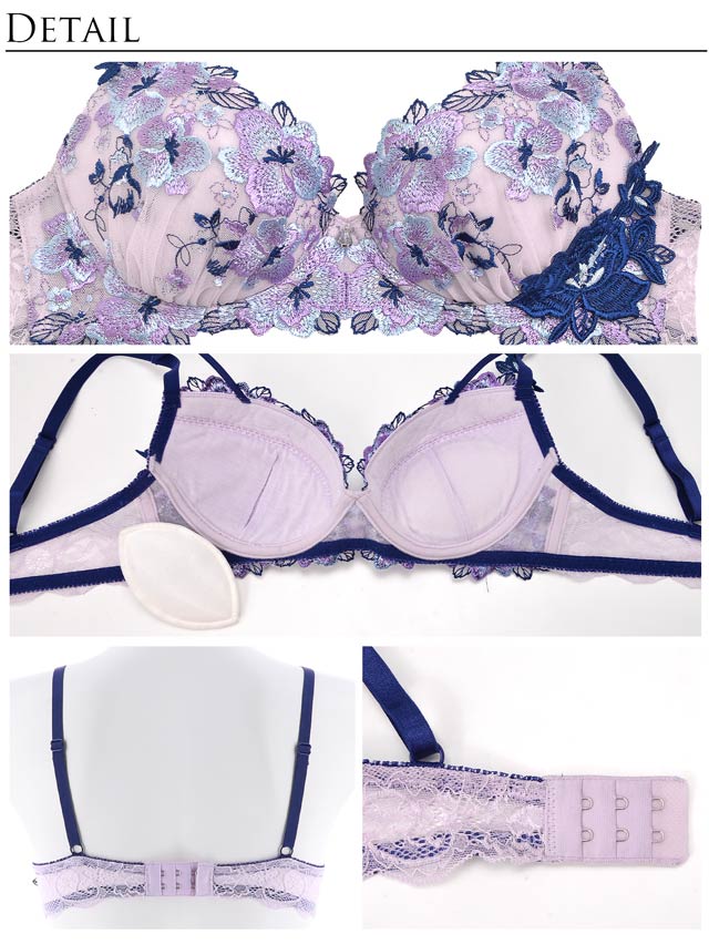 Dazzling Bougainvillea Bra&Shorts / Purple ダズリンブーゲンビリア