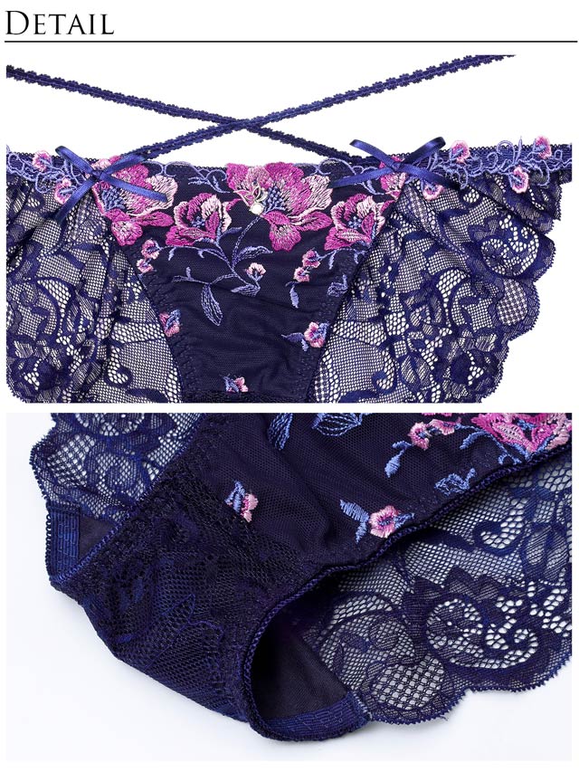 明日花キララプロデュース/WhipBunny】Radiant Iris Bloom Bra&Shorts