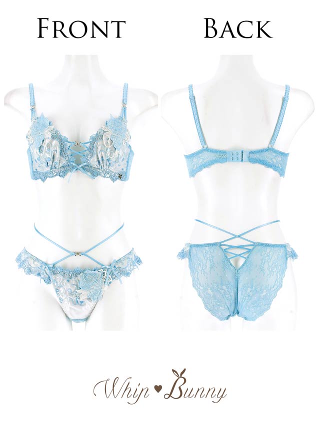 明日花キララプロデュース/WhipBunny】Glitter Rose Tiara Bra&Shorts