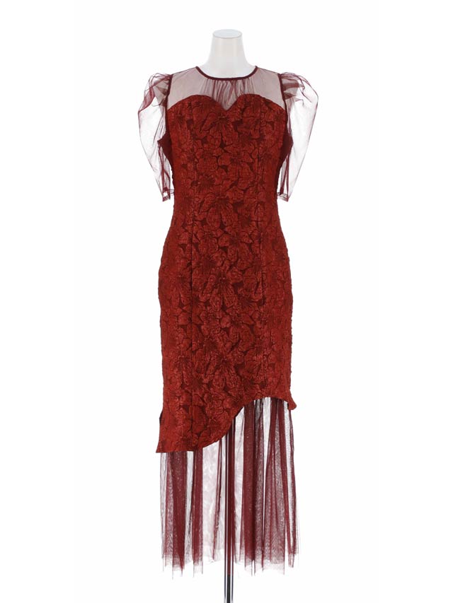 10周年アニバーサリーSALE]【darial】jaqurd doking dress