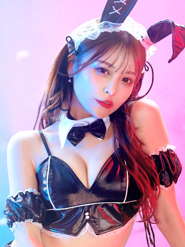 6点SET】ゴシックレザーバニーガールコスプレランジェリー【2024