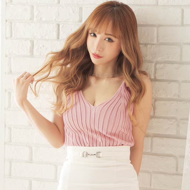 ストライプニットキャミトップス[カジュアル/dazzy closet]の通販は 
