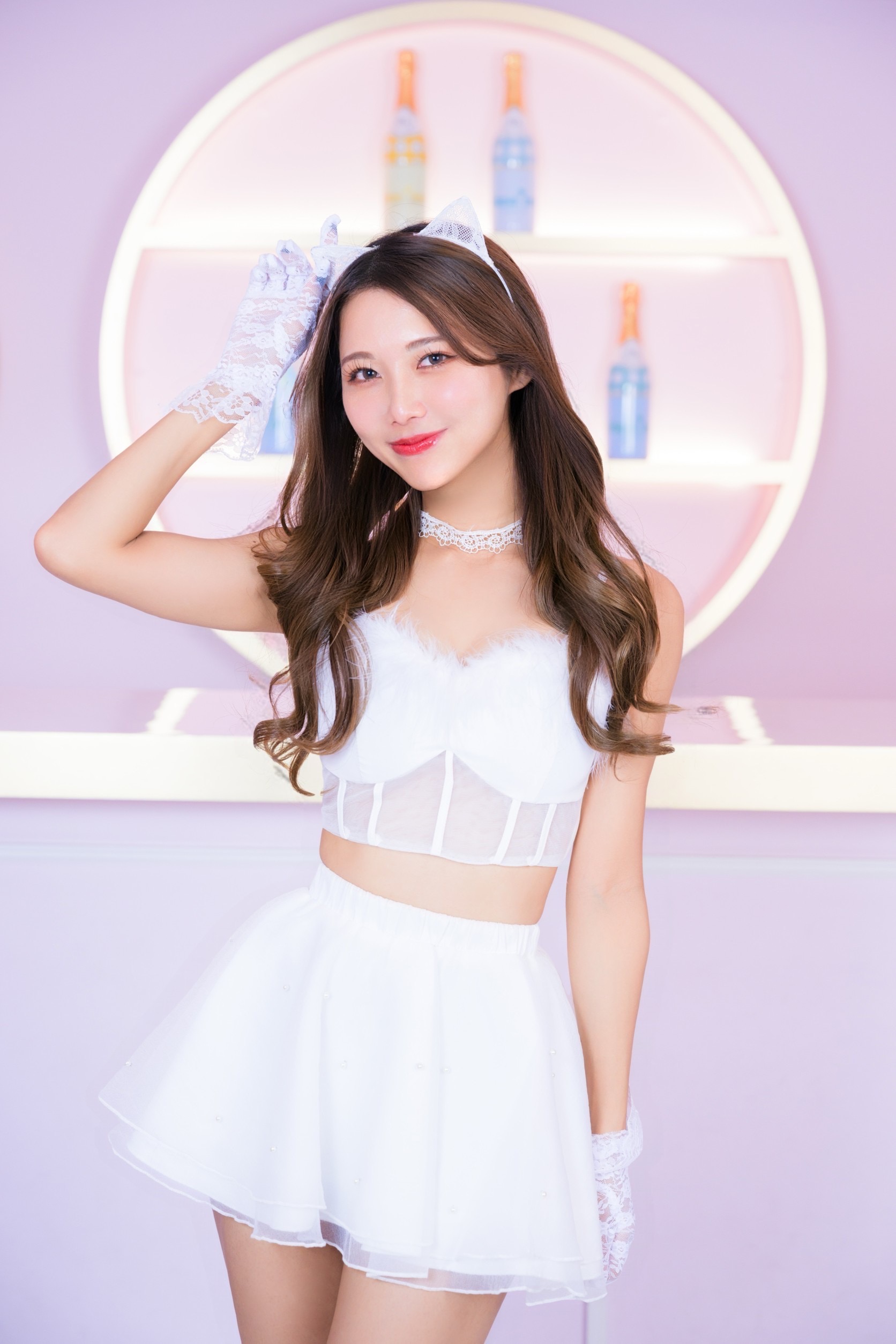 【サイズ欠けあり】[5点SET]オフショル風サンタワンピースセット[2024サンタ/コスプレ]